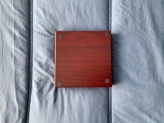 Set de vino madera y metal