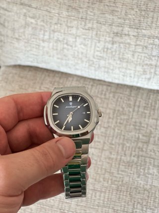 Reloj Podagar Caballero Azul y Plateado