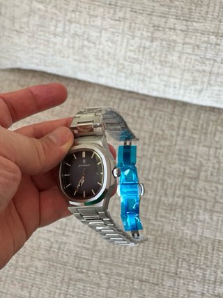 Reloj Podagar Caballero Azul y Plateado