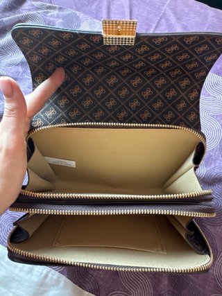 Bolso GuesS Marrón y Dorado