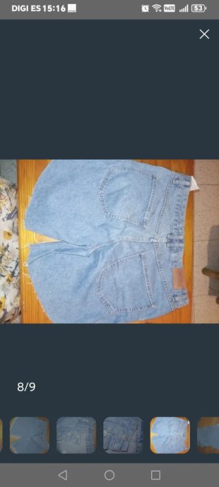 Shorts vaqueros mujer