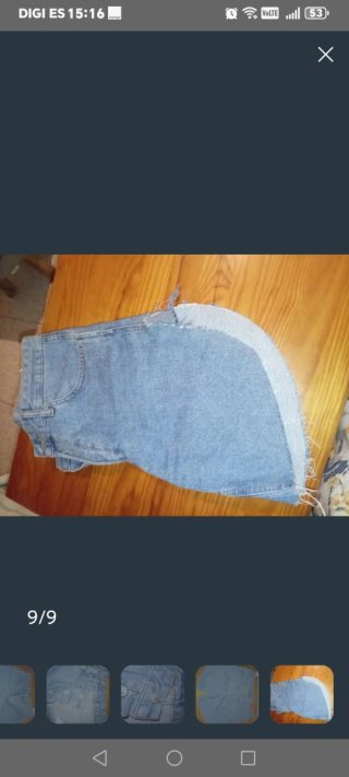 Shorts vaqueros mujer
