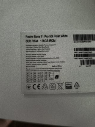 Xiaomi Redmi Note 11 Pro 5G Blanco Polar