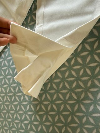 Pantalón Leggings Zara Blanco Crudo