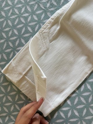 Pantalón Leggings Zara Blanco Crudo