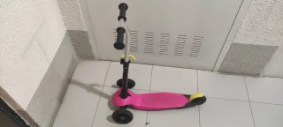 Patinete infantil 3 ruedas rosa