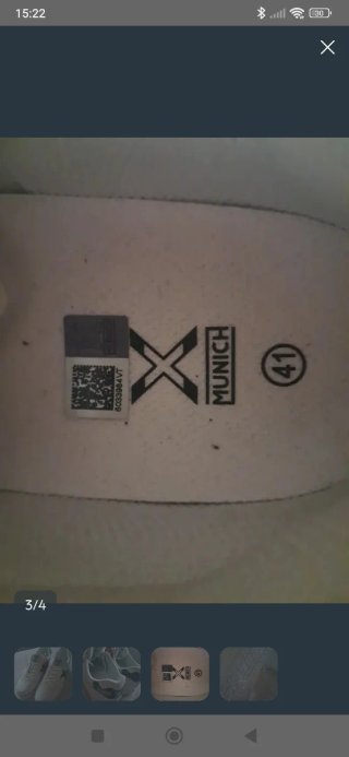 Zapatillas Munich G3 Talla 41 Blancas