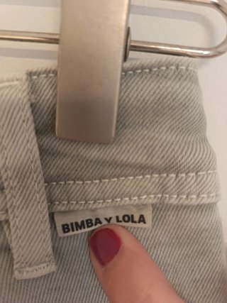 Pantalón Bimba y Lola Talla 36 Gris