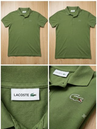 Polo Lacoste Verde Oliva Original