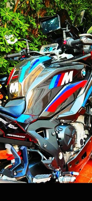 Embellecedor Botón Arranque BMW S1000XR Carbono