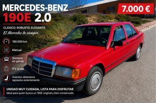 MERCEDES-BENZ 190E 2.0 año 1987