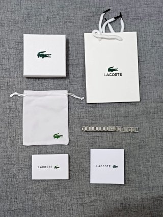 Pulsera Lacoste Plateada Hombre