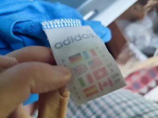 Camiseta Adidas TS Azul y Verde