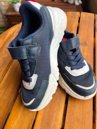 Deportivas Geox niño azul y blanco