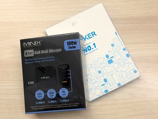 MINIX NEO P3 cargador 100W 4 puertos y cable USB-C