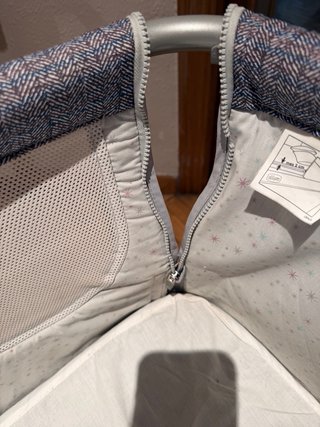 Minicuna Chicco con defecto cremallera