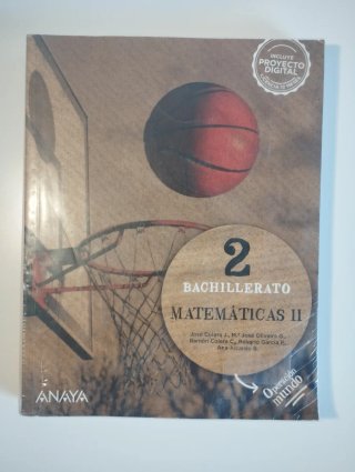 Matemáticas II. 2o de Bachillerato