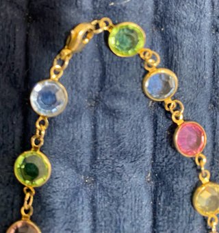 Collar y pendientes alta gama multicolor