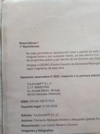 MATEMÁTICAS I