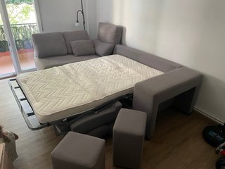 Sofá cama chaiselong 3px con arcón de almacenaje