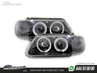 FAROS DELANTEROS OJOS DE ANGEL PARA CITROËN SAXO