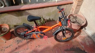 Bicicleta Infantil Btwin Robot Naranja