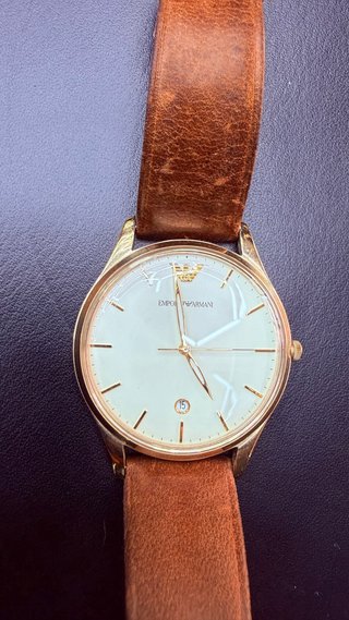 Reloj Emporio Armani Dorado y Marrón