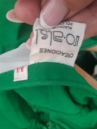 Vestido de flamenca verde