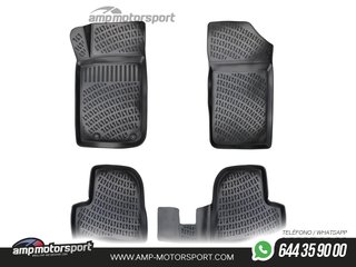 ALFOMBRILLAS DE GOMA RIZLINE PARA PEUGEOT 206 3P/5P 1998--