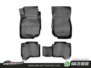 ALFOMBRILLAS DE GOMA RIZLINE PARA TOYOTA HILUX 2004-2015