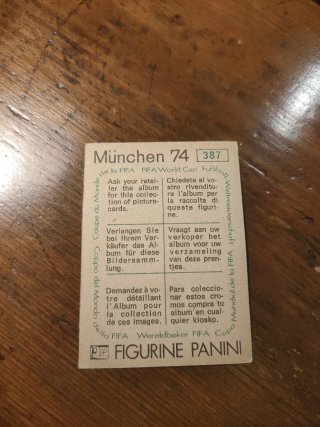 Figurina Panini Istvan Juhasz Monaco 74