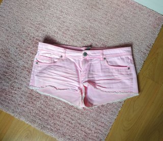 Short rosa vaquero