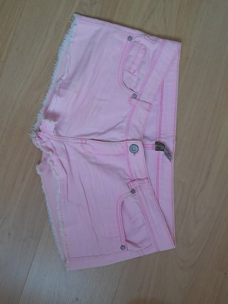 Short rosa vaquero