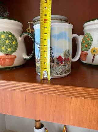 2 Tazas porcelana Molino Royal Schwabar 1984