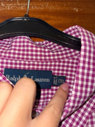 Camisa cuadros ralph lauren