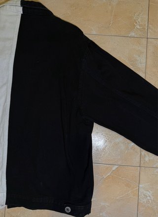 Chaqueta vaquera bicolor