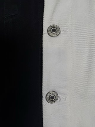 Chaqueta vaquera bicolor