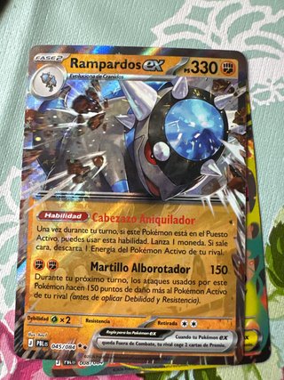 Carta Pokémon Rampardos EX Fase 2