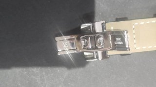 Correa Tissot Piel Negra 21mm
