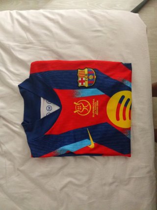Camiseta Nike Fútbol Azul y Roja