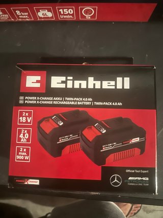 4 Baterías Einhell Power X-Change 4.0 Ah