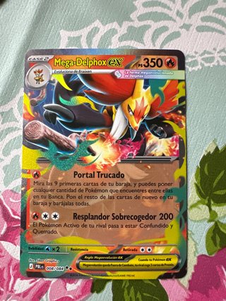 Carta Pokémon Mega-Delphox EX 008/084