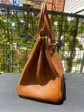 Bolso Hermes Birkin Camel Piel Togo