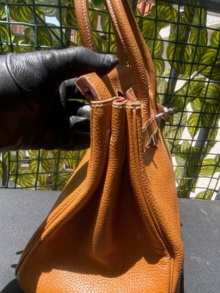 Bolso Hermes Birkin Camel Piel Togo