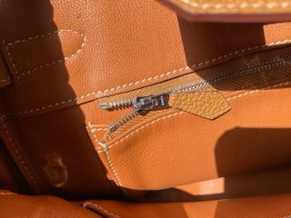 Bolso Hermes Birkin Camel Piel Togo