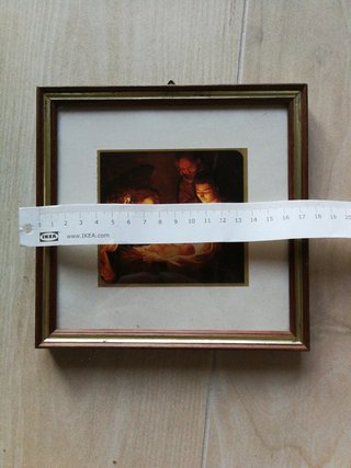 Quadro Natività con cornice legno