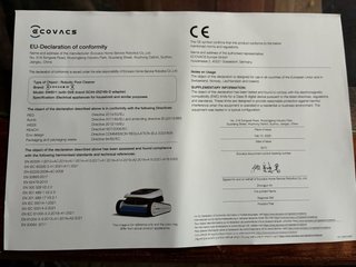 Robot Limpiafondos Piscina ECOVACS