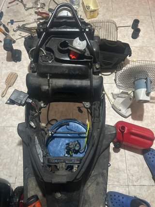 Yamaha Aerox trucada - Despiece