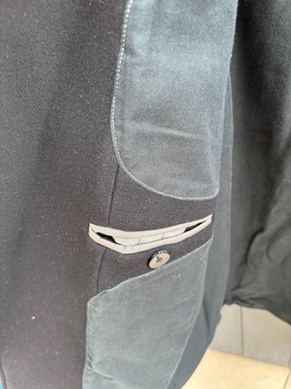 Abrigo Takeshy Kurosawa negro – Estilo militar / P