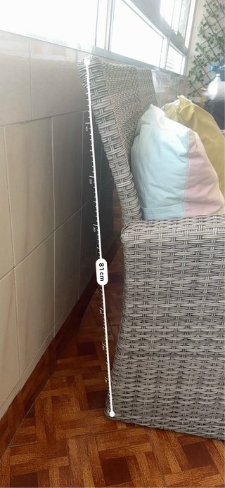Conjunto Ratán Sintético Gris Terraza